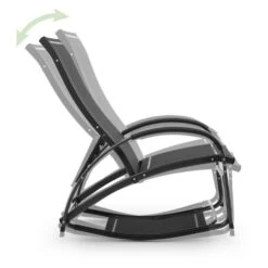 Beverly Wood Sonnenliege Schaukelstuhl Aluminium Schwarz 18 Beverly Wood Sonnenliege Schaukelstuhl Aluminium Schwarz -Gartenbedarf Geschäft 10033453 yy 0008 detail Blumfeldt Beverly Wood Sonnenliege schwarz