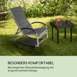 Beverly Wood Sonnenliege Schaukelstuhl Aluminium Grau -Gartenbedarf Geschäft 10033454 de 0005 logo