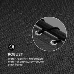 California Dreaming Sonnenliege, Polsterung, Stahlrahmen, Schwarz 15 California Dreaming Sonnenliege, Polsterung, Stahlrahmen, Schwarz -Gartenbedarf Geschäft 10033474 yy 0006 logo Blumfeldt California Dreaming Sonnenliege schwarz