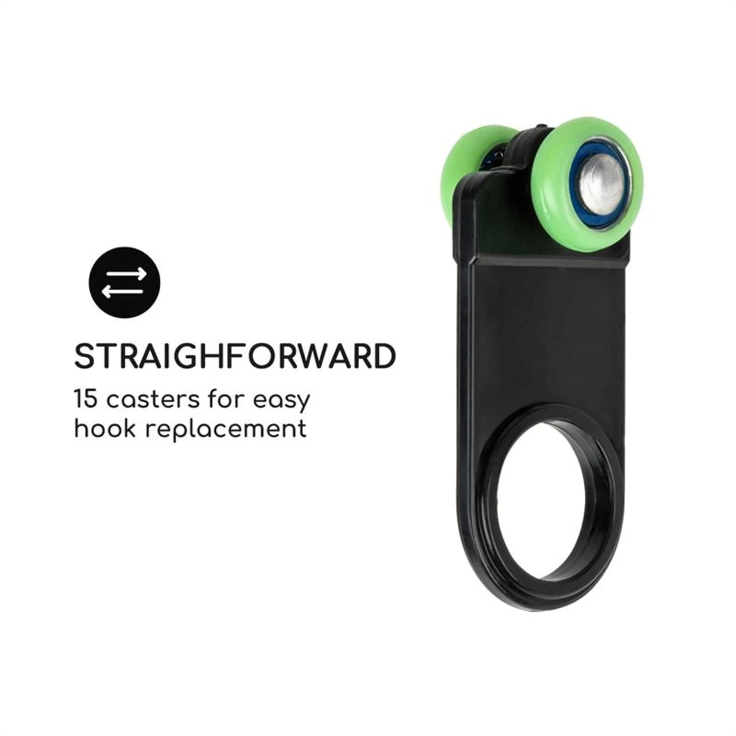 Gleitrollen-Set | Ersatz-Gleithaken Für Sonnendächer | 15 Stück 5 Gleitrollen-Set | Ersatz-Gleithaken Für Sonnendächer | 15 Stück – Bild 3