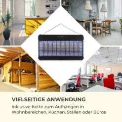 Mosquito Ex 9500 13W 300m² LEDs Auffangschale Kette Schwarz -Gartenbedarf Geschäft 10033562 de 0007 logo