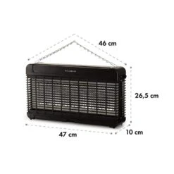 Mosquito Ex 9500 13W 300m² LEDs Auffangschale Kette Schwarz -Gartenbedarf Geschäft 10033562 yy 0010 logo Waldbeck Mosquito Ex 9500 300mq