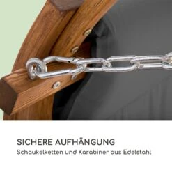 Maui Hollywoodschaukel 110 Cm 2-Sitzer Massivholz Polyester Dunkelgrau 16 Maui Hollywoodschaukel 110 Cm 2-Sitzer Massivholz Polyester Dunkelgrau -Gartenbedarf Geschäft 10033573 de 0006 logo