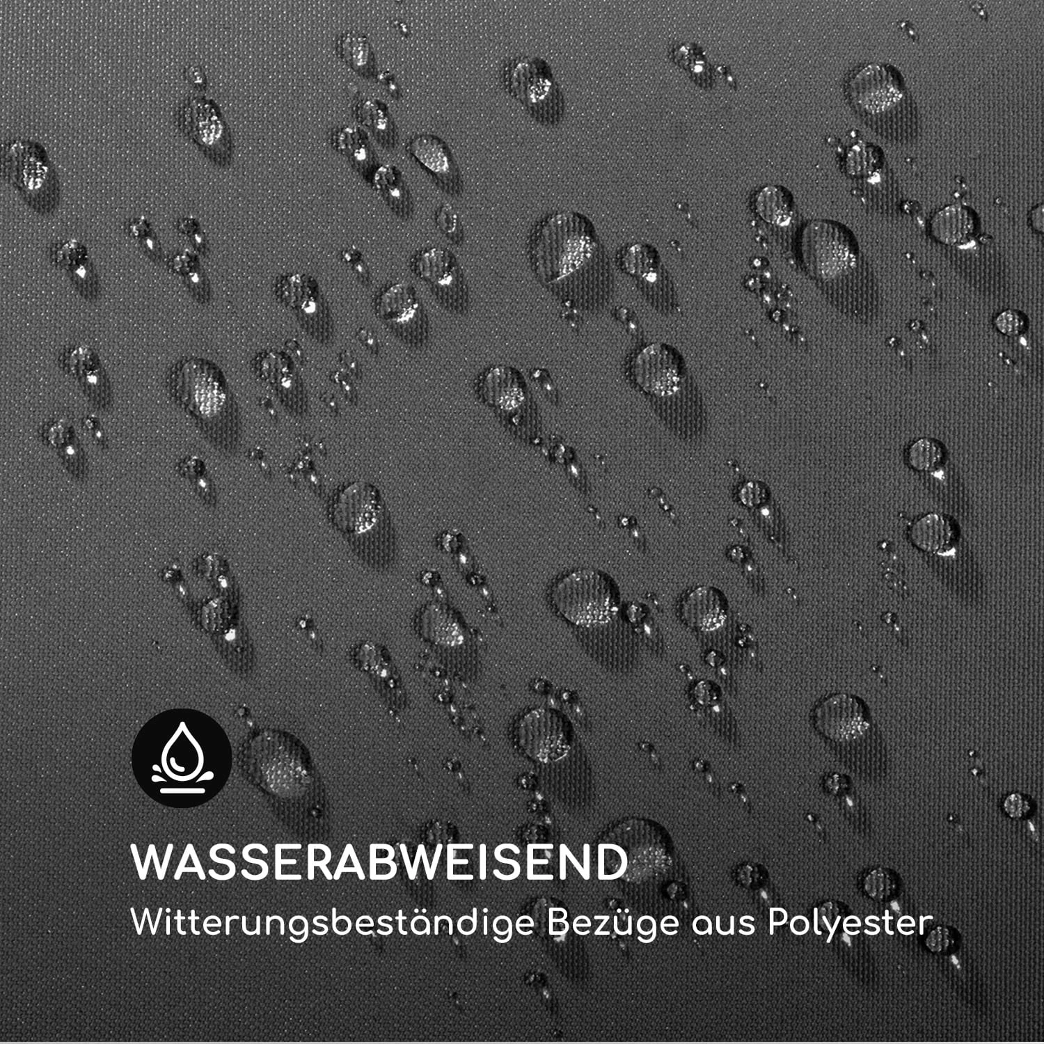 Maui Hollywoodschaukel 110 Cm 2-Sitzer Massivholz Polyester Dunkelgrau 10 Maui Hollywoodschaukel 110 Cm 2-Sitzer Massivholz Polyester Dunkelgrau – Bild 8