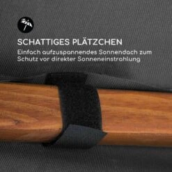 Tahiti Hollywoodschaukel Sonnendach 110cm 2-Sitzer Massivholz Grau -Gartenbedarf Geschäft 10033575 de 0006 logo