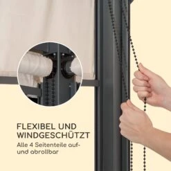 Grandezza Cortina Gartenpavillon 3x4m 4 Seitenteile Beige -Gartenbedarf Geschäft 10033608 de 0003 logo