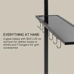 Steakhouse Al Sur Pavillon 244x260x152cm 160 G Flammhemmend Stahl Grau 13 Steakhouse Al Sur Pavillon 244x260x152cm 160 G Flammhemmend Stahl Grau -Gartenbedarf Geschäft 10033609 yy 0003 logo Blumfeldt Steakhouse al Sur Pavillon grau