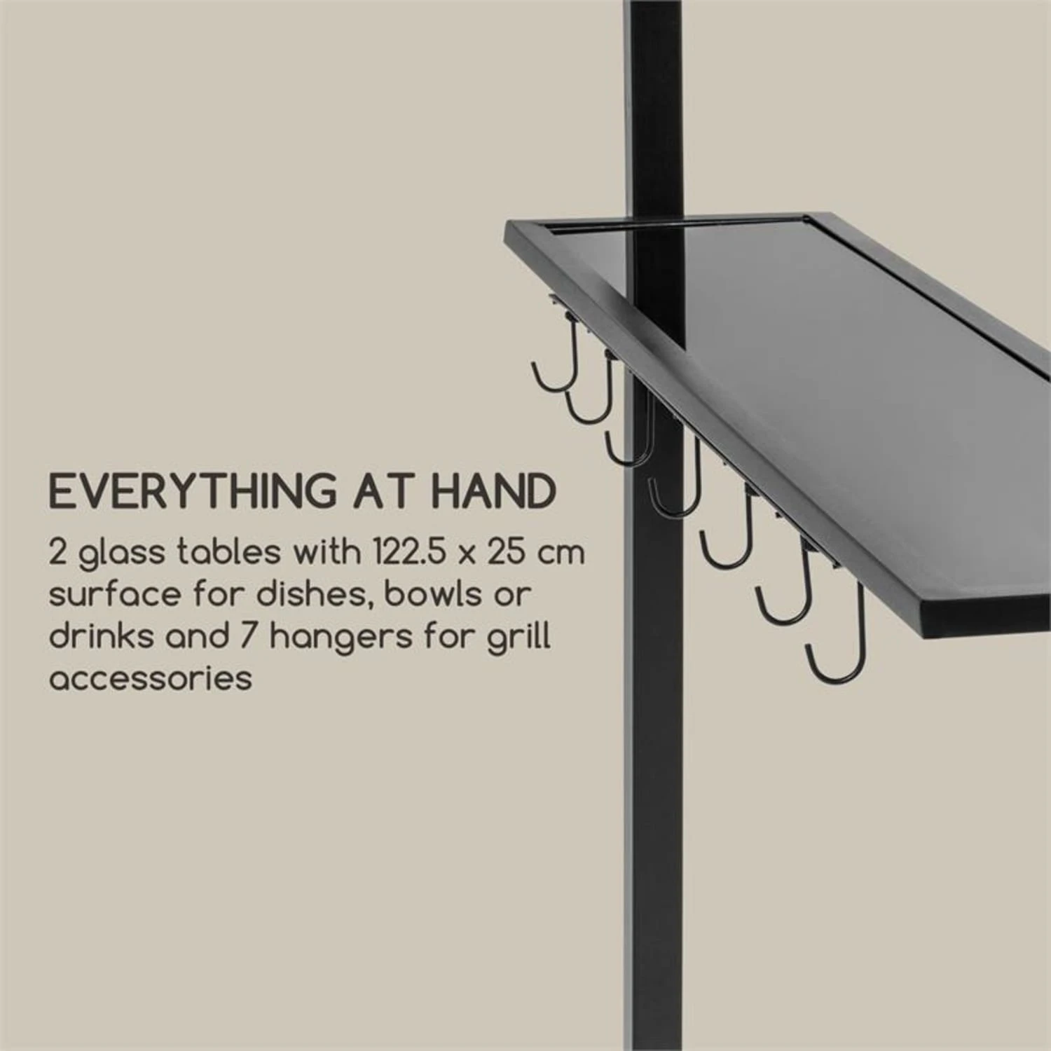 Steakhouse Al Sur Pavillon 244x260x152cm 160 G Flammhemmend Stahl Grau 5 Steakhouse Al Sur Pavillon 244x260x152cm 160 G Flammhemmend Stahl Grau – Bild 3