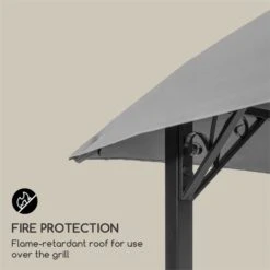 Steakhouse Al Sur Pavillon 244x260x152cm 160 G Flammhemmend Stahl Grau 14 Steakhouse Al Sur Pavillon 244x260x152cm 160 G Flammhemmend Stahl Grau -Gartenbedarf Geschäft 10033609 yy 0004 logo Blumfeldt Steakhouse al Sur Pavillon grau