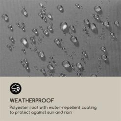 Steakhouse Al Sur Pavillon 244x260x152cm 160 G Flammhemmend Stahl Grau 16 Steakhouse Al Sur Pavillon 244x260x152cm 160 G Flammhemmend Stahl Grau -Gartenbedarf Geschäft 10033609 yy 0006 logo Blumfeldt Steakhouse al Sur Pavillon grau