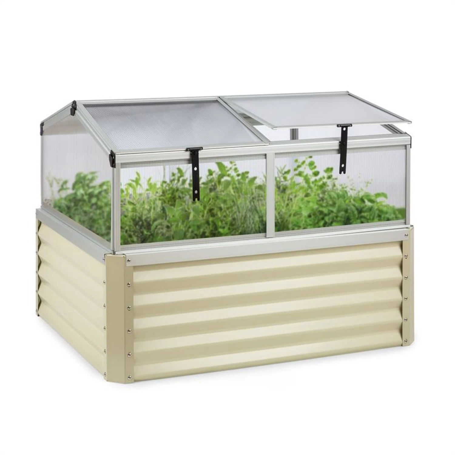 High Grow Advanced Hochbeet Mit Dach 120x95x100cm 540l Stahl Verzinkt 3 High Grow Advanced Hochbeet Mit Dach 120x95x100cm 540l Stahl Verzinkt