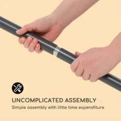 Flex-Shade XL Sonnenschirm 150 X 210 Cm Polyester UV 50 Taupe -Gartenbedarf Geschäft 10034729 yy 0008 logo Blumfeldt Flex Shade XL Sonnenschirm 150x210 taupe