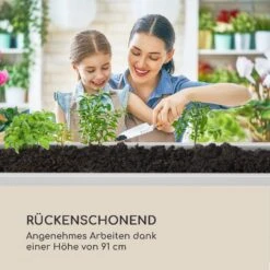 Nova Grow Gartenbeet 150 X 91 X 50 Cm WPC Holzoptik Weiß -Gartenbedarf Geschäft 10034746 de 0007 logo