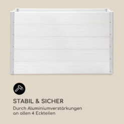 Nova Grow Gartenbeet 150 X 91 X 50 Cm WPC Holzoptik Weiß -Gartenbedarf Geschäft 10034746 de 0008 logo