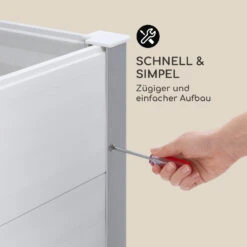 Nova Grow Gartenbeet 195 X 91 X 50 Cm WPC Holzoptik Weiß 16 Nova Grow Gartenbeet 195 X 91 X 50 Cm WPC Holzoptik Weiß -Gartenbedarf Geschäft 10034748 de 0006 logo