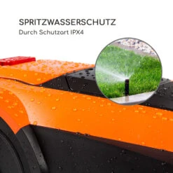 Garden Hero Rasenmähroboter 5,2 Ah Akkubetrieb Bis 1.200 M² Orange -Gartenbedarf Geschäft 10034749 de 0004 logo