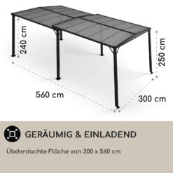 Pantheon Solid Sky Expand Pavillon 3x2,5x3 M Aluminium Polycarbonat 12 Pantheon Solid Sky Expand Pavillon 3x2,5x3 M Aluminium Polycarbonat -Gartenbedarf Geschäft 10034750 de 0004 usp