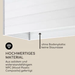 Nova Grow Gartenbeet 195 X 91 X 100 Cm WPC Holzoptik Weiß 14 Nova Grow Gartenbeet 195 X 91 X 100 Cm WPC Holzoptik Weiß -Gartenbedarf Geschäft 10034752 de 0004 logo