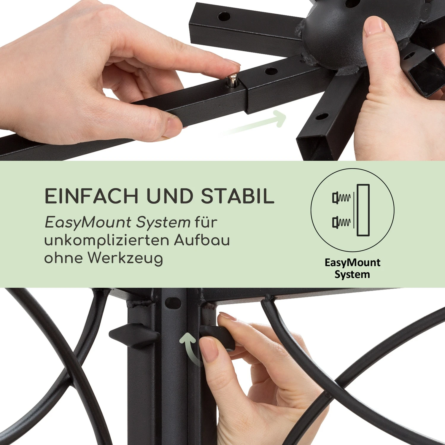 Mondo Gartenpavillon Partyzelt Gazebo 295x262x295 Stahl Polyester 6 Mondo Gartenpavillon Partyzelt Gazebo 295x262x295 Stahl Polyester – Bild 4