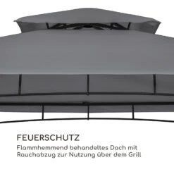 Steakhouse Wings Pavillon 244x260x152cm 160 G/m² PE Flammhemmend Stahl -Gartenbedarf Geschäft 10034765 de 0004 logo
