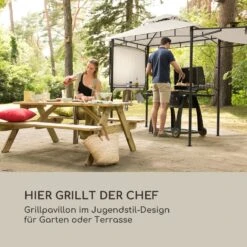 Steakhouse Wings Pavillon 244x260x152cm 160 G/m² PE Flammhemmend Stahl -Gartenbedarf Geschäft 10034766 de 0002 logo