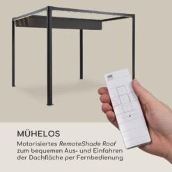 Pantheon RemoteShade Ambient Pavillon Motor-Dach 3x3m LED-Licht PE -Gartenbedarf Geschäft 10034782 de 0003 logo
