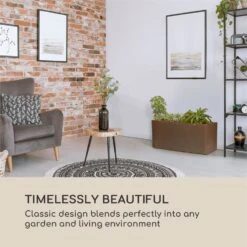 Solid Grow Rust Pflanzgefäß 80 X 38 X 38 Cm Fibreclay Rostfarben 16 Solid Grow Rust Pflanzgefäß 80 X 38 X 38 Cm Fibreclay Rostfarben -Gartenbedarf Geschäft 10034788 yy 0006 logo Blumfeldt Solid Grow Rust Pflanzgefaess 80x38x38cm