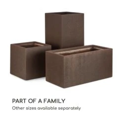 Solid Grow Rust Pflanzgefäß 80 X 38 X 38 Cm Fibreclay Rostfarben 18 Solid Grow Rust Pflanzgefäß 80 X 38 X 38 Cm Fibreclay Rostfarben -Gartenbedarf Geschäft 10034788 yy 0008 logo Blumfeldt Solid Grow Rust Pflanzgefaess 80x38x38cm