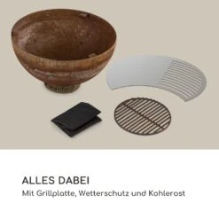 Savage Feuerschale Mit Grill Ø: 60,5 Cm Stahl Inkl. Wetterschutz Rost 18 Savage Feuerschale Mit Grill Ø: 60,5 Cm Stahl Inkl. Wetterschutz Rost -Gartenbedarf Geschäft 10034800 de 0008 logo