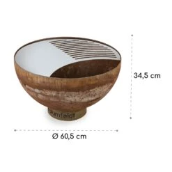 Savage Feuerschale Mit Grill Ø: 60,5 Cm Stahl Inkl. Wetterschutz Rost 19 Savage Feuerschale Mit Grill Ø: 60,5 Cm Stahl Inkl. Wetterschutz Rost -Gartenbedarf Geschäft 10034800 yy 0009 logo