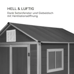 Schatzkammer Gartenschuppen UV-Schutz PVC Schloss Seitenfenster Grau -Gartenbedarf Geschäft 10034925 de 0004 logo