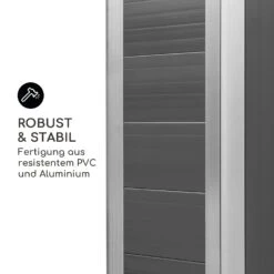 Schatzkammer Gartenschuppen UV-Schutz PVC Schloss Seitenfenster Grau -Gartenbedarf Geschäft 10034925 de 0006 logo