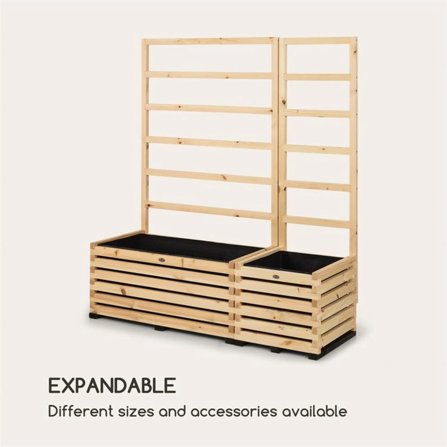 Modu Grow 50 Hochbeet 50 X 45 X 50 Cm Kiefernholz Kiefer – Bild 8