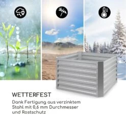 High Grow Straight Hochbeet 100x60x100cm 600l Stahl -Gartenbedarf Geschäft 10035332 de 0006 logo