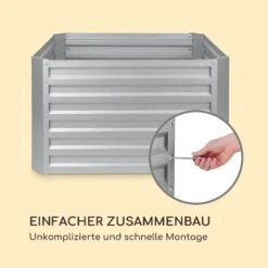 High Grow Straight Hochbeet 100x60x100cm 600l Stahl -Gartenbedarf Geschäft 10035332 de 0007 logo