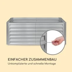 High Grow Straight Hochbeet 200x60x100cm 1200l Stahl -Gartenbedarf Geschäft 10035351 de 0007 logo