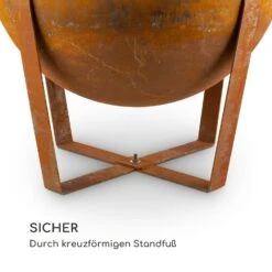 Fire Globe Feuerschale Mit Grill Ø60cm Stahl -Gartenbedarf Geschäft 10035510 de 0005 logo