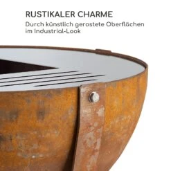 Fire Globe Feuerschale Mit Grill Ø60cm Stahl -Gartenbedarf Geschäft 10035510 de 0006 logo