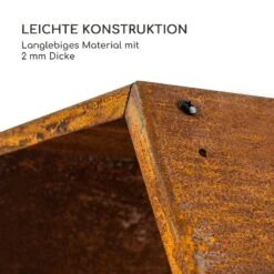 Hexawood Rust Holzspeicher Hexagon-Form 50,2x58x32cm -Gartenbedarf Geschäft 10035765 de 0005 logo