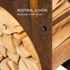 Trio Circulo Holzspeicher 55 X 160 X 30 Cm 3 Mm Stahl Regal Rostoptik -Gartenbedarf Geschäft 10035767 de 0004 logo