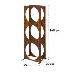 Trio Circulo Holzspeicher 55 X 160 X 30 Cm 3 Mm Stahl Regal Rostoptik -Gartenbedarf Geschäft 10035767 yy 0005 logo