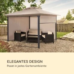 Grandezza Cortina Gartenpavillon 3x3m 4 Seitenteile -Gartenbedarf Geschäft 10035866 de 0006 logo