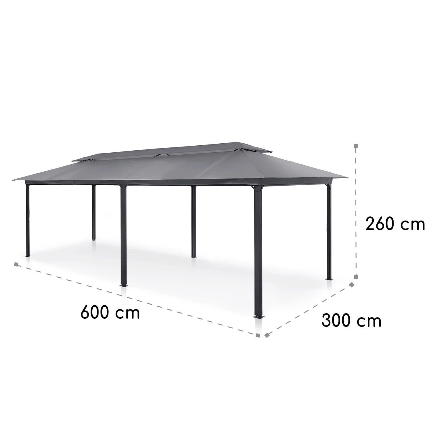 Grandezza Cortina Gartenpavillon 3x6m 4 Seitenteile 8 Grandezza Cortina Gartenpavillon 3x6m 4 Seitenteile – Bild 7