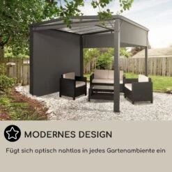 Pantheon Cortina Solid Sky Pergola Vordach 3x4m Polycarbonat -Gartenbedarf Geschäft 10035873 de 0006 usp