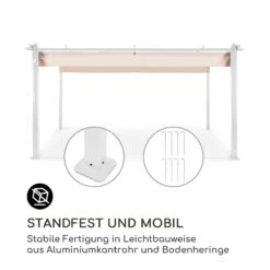 Pantheon Pergola Aluminiumkantrohr 3x4m 4 Eckpfosten Wasserabweisend 10 Pantheon Pergola Aluminiumkantrohr 3x4m 4 Eckpfosten Wasserabweisend -Gartenbedarf Geschäft 10035878 de 0003 logo