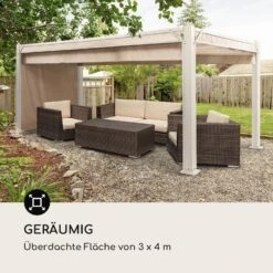 Pantheon Cortina Pavillon Mit Dach 3x4m 4 Seitenteile -Gartenbedarf Geschäft 10035884 de 0004 logo