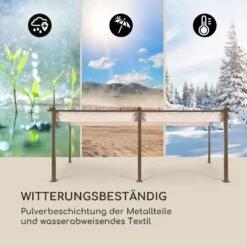 Pantheon Rust Pergola Aluminium 3x6m 6 Eckpfosten Wasserabweisend 12 Pantheon Rust Pergola Aluminium 3x6m 6 Eckpfosten Wasserabweisend -Gartenbedarf Geschäft 10035891 de 0005 logo