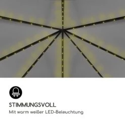 Pantheon Solid Sky Ambient Solar Pavillon Mit Grauem Dach 3x3m Polycarbonat Aluminium -Gartenbedarf Geschäft 10035899 de 0003 logo