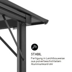 Pantheon Solid Sky Ambient Solar Pavillon Mit Grauem Dach 3x3m Polycarbonat Aluminium -Gartenbedarf Geschäft 10035899 de 0006 logo