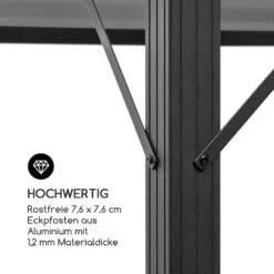 Pantheon Solid Sky Ambient Solar Pavillon Mit Grauem Dach 3x3m Polycarbonat Aluminium -Gartenbedarf Geschäft 10035899 de 0008 logo